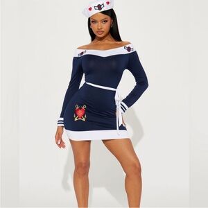 Women’s sexy sailor costume. With hat.